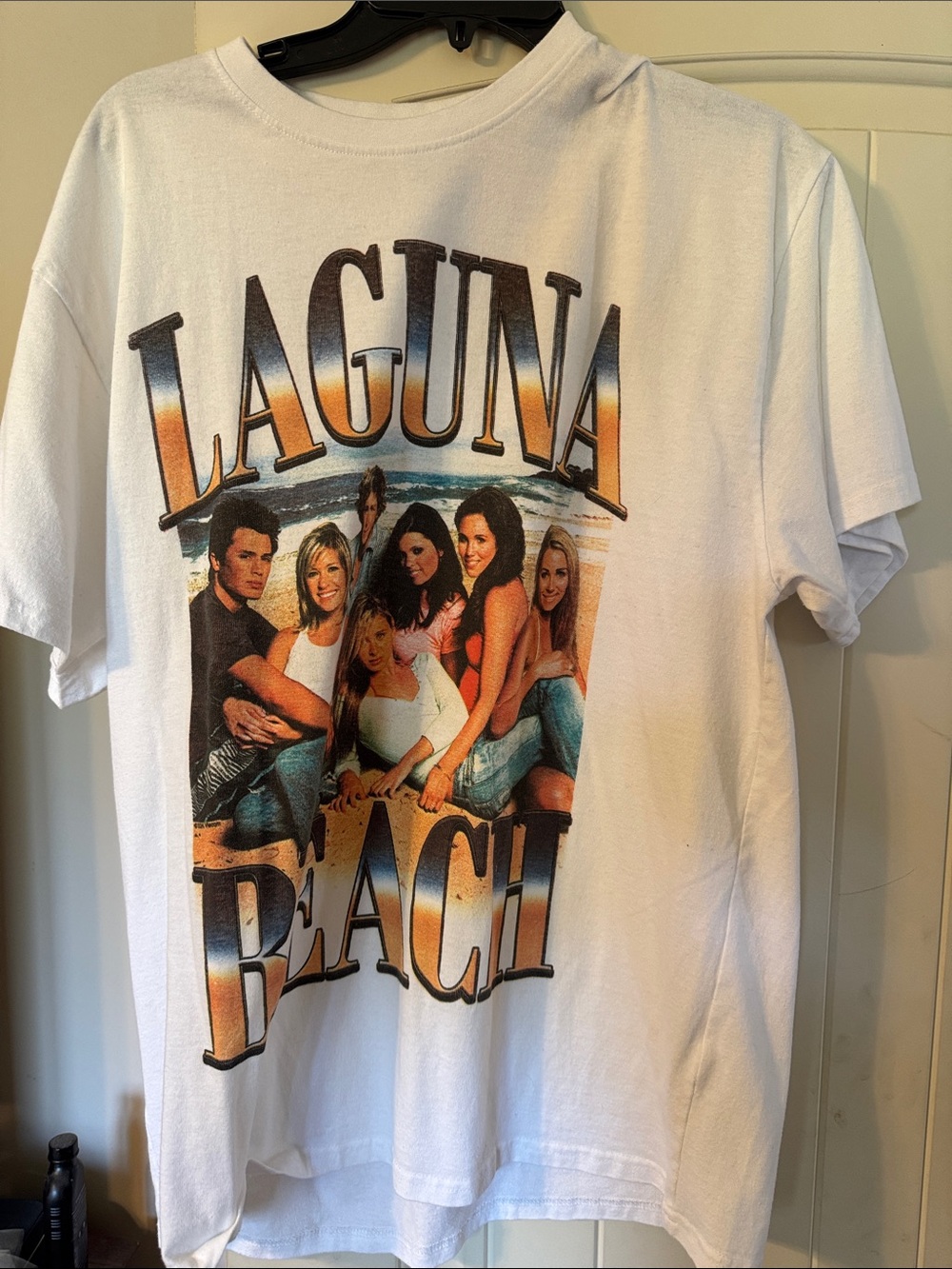 White Laguna Beach Graphic Short Sleeve Tee